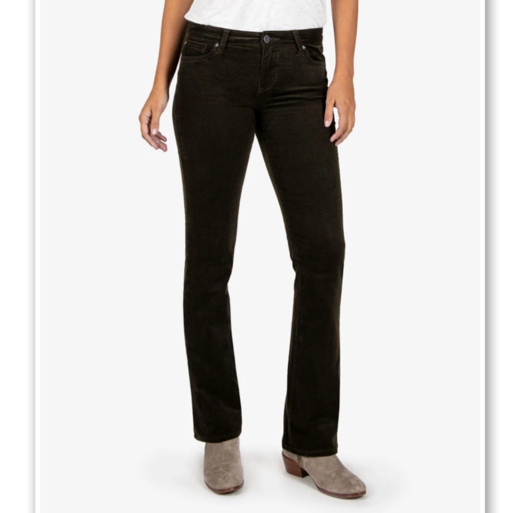 Kut From The Kloth Pants Black Bootcut Corduroys
